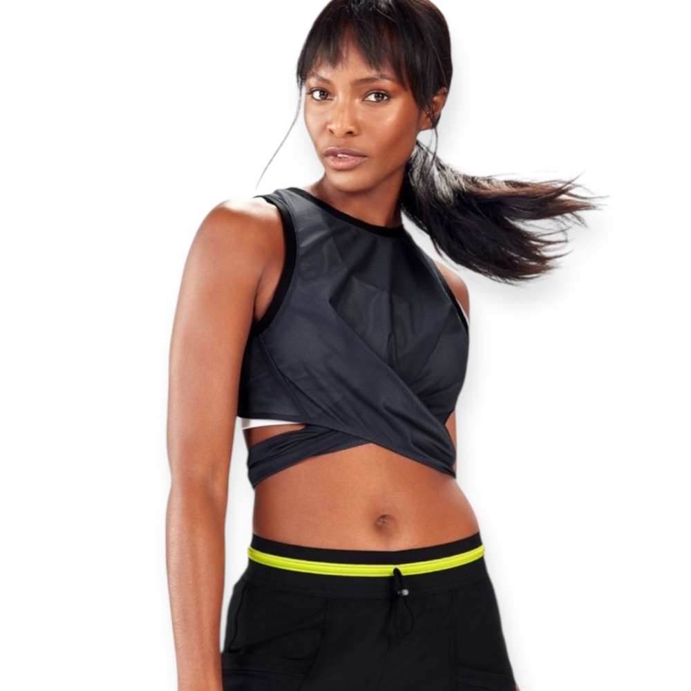 Fabletics Marissa Mesh‎ Tie-Up Tank